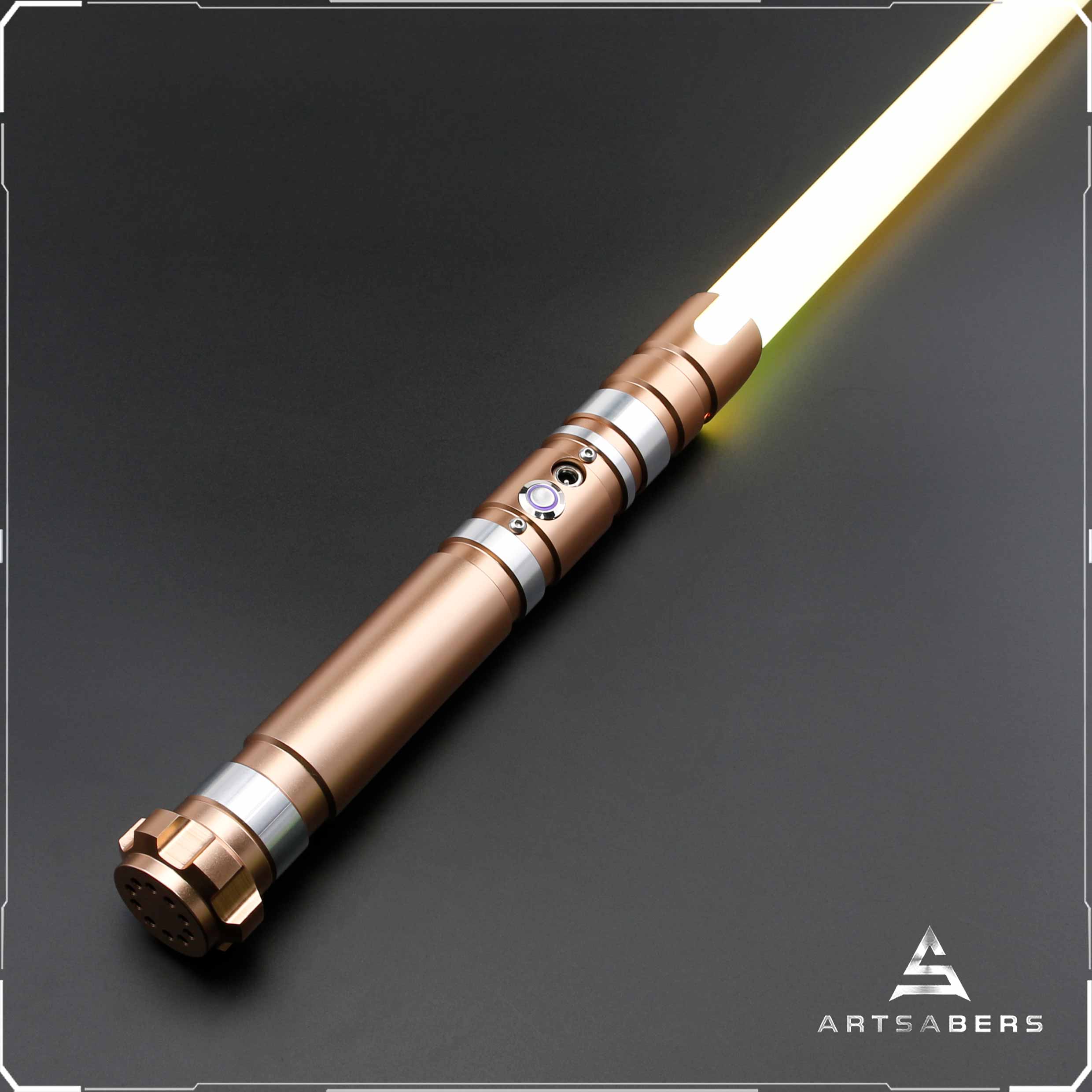 Gold S V2 Lichtschwert Base Lit Lichtschwert für schwere Duelle