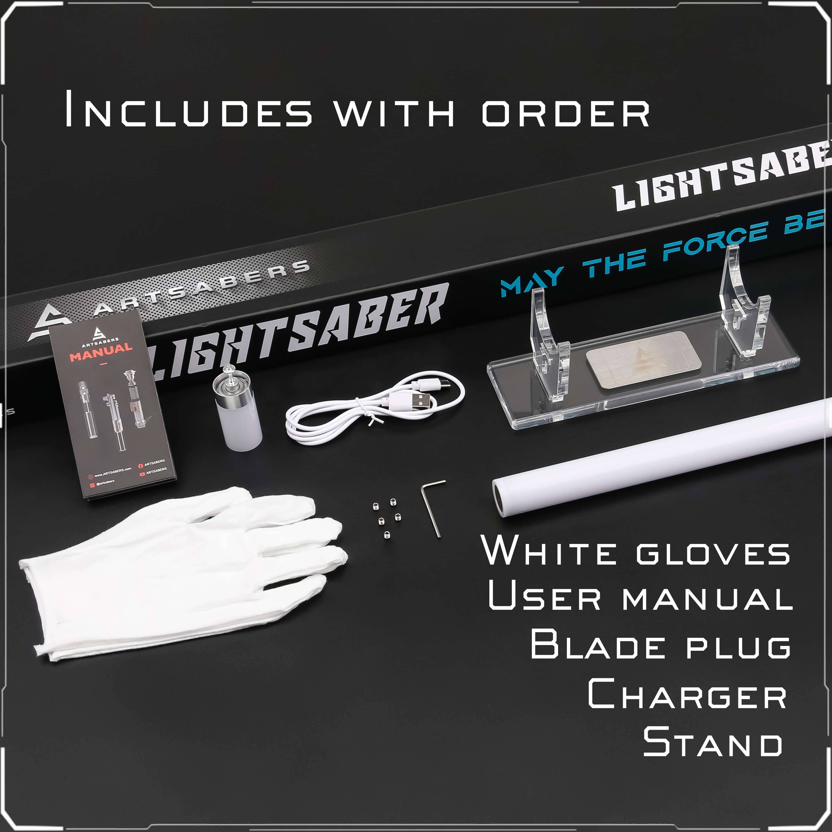 Luke Lightsaber Base Lit Lightsaber For Heavy Dueling ARTSABERS 